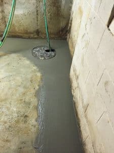 Basement waterproofing